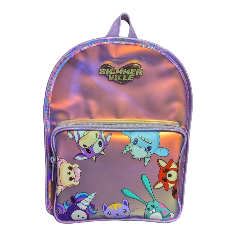 NWT‎ Kid's Claire's Exclusive Shimmerville Critter Backpack Adjustable Straps